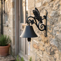 Cast Iron Wall Bell Antique Look Vintage Hanging Bell