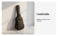 41 Inch Guitar Bag Waterproof Acoustic Guitar Case Water-Resistant Long-Lasting for Travel, Performance