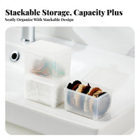 Multicompartment Photocard Holder particle-resistantproof with Lid Tiered Compartment Organizer