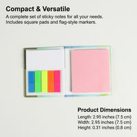 Colorful Die Cut Sticky Notes for Advertising Promotional Use, Custom Shaped Novelty Postits for Businesses, Transparent Repositionable for Planners