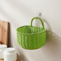 Wall Mount Produce Basket Breathable Design Kitchen Organizer for Bathroom
