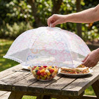 Food Cover Tent Mesh Screen for Dining Table, Collapsible Anti-Fly Food Protector