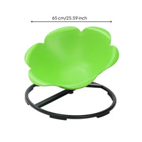 Molded Flower Rotating Chair Smooth Sensory Rotating Chair Low-Height Sensory Integration Toy 360° for Children, Toddlers, Playroom, Home