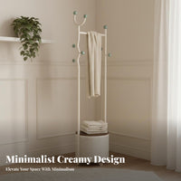 Coat Tree with Storage Basket Includes Laundry Hamper for Entryway, Students