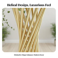 Metal Pot Stand Light Luxury Aesthetic Twisted Pedestal Stand Nordic Design