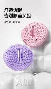 致佳充气踏步器足底按摩垫脚底踏步器家用多功能按摩垫穴位按摩器