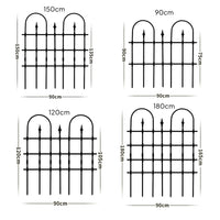 Climbing Plant Trellis Rustic Design Ornamental Yard Fence Powder Coated