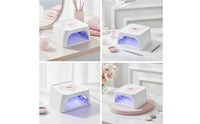 LED Nail Lamp Salon Grade Gel Nail Lamp with Detachable Base Dryer Quick Drying Light Wide Compatibility for Manicurists