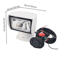 Halogen Searchlight with Handheld Controller Control Weather-Resistant for Boats