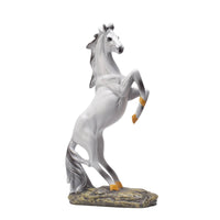 Horse Sculpture with Base Modern Horse Statue Elegant for Living Room