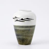 Hand-painted Ceramic Vase, Zen Style