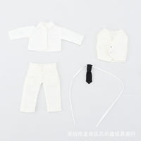 工厂！OB11娃衣 西服 西装四件套  GSC素体 12分BJD娃娃衣服 批发