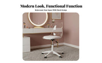 Armless Caster Chair Height Adjustable Swivel Seat Ergonomic Design for Students