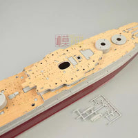 Wooden Deck with Anchor Chain for Trumpeter 03701 Model Ship 1/200