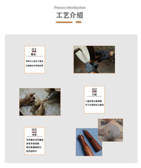 通用红酸黑酸枝紫光檀胡桃木M10M12咖啡实木把手替换木柄改装手柄