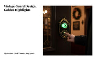 Single-Eyed Entry Chime Decoration Battery Operated Animated Eyeball Entry Chime