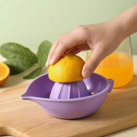 Silicone Manual Citrus Juicer - Hand Press Fruit Juice Extractor for Oranges, Lemons, and Limes