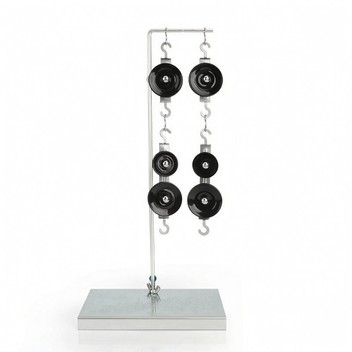 Pulley Block Set with Stand Hands-on Pulley Experiment Kit Beginner Simple Machines Apparatus for Homeschooling