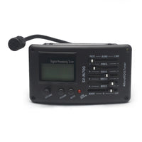 正品民谣吉他4段拾音器 SV-M700 扩音器均衡器 带调音 带麦克风