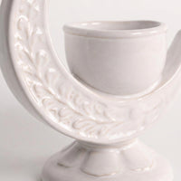 Half-moon Moon Ceramic Incense Holder Burner Arabian Style Candle Holder