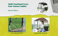 Removable electric motorcycle sun shade