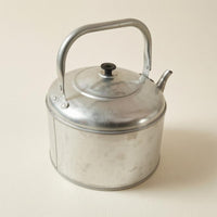 Galvanized Iron Kettle Black Knob Iron Water Kettle Silver for Burner