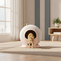 Self-Cleaning Cat Litter Box Electric Automatic Cat Litter Box Pet Supply Easy to Clean Smart for Cats, Apartment, Living Room