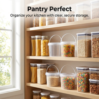 Heavy Duty Food Grade PP Bucket Pail Handle Lid, Customizable Food Grade Container, Airtight Seal St - Image 8
