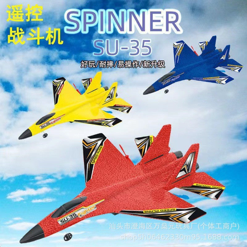 Anti-Crash Foam RC Quadcopter Drone Toy for Kids with 6-Channel Remote Control
