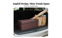 Compartmentalized Design Collapsible Trunk Organizer Large Capacity Collapsible Multi-Compartment Box Portable Car Storage Sturdy for SUV Owners, Families, Travelers, Grocery Shopping, Road Trips, Camping