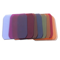 9-Pack Creative Color Gels for Flash Photography Compatible with MagMod
