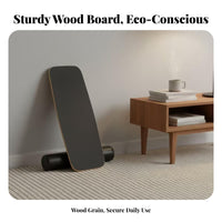 Wooden Balance Board Fitness Equipment Non-Slip Rounded Corners