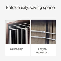 Pet Gate Tension Rod, No-Drill Adjustable Barrier