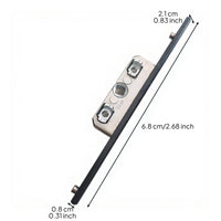 Stainless Steel Lock Box, Aluminum Alloy Panel Lock Unit, Security Locking Hardware for Sliding panes and Doors