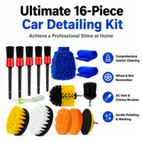 Car Cleaning Kit Car Detailing Kit Drill Attachment Tools Set with Bucket