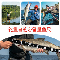 Fish Measuring Tape Auto-Retracting Lure Measuring Tape Portable PVC Material