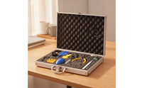 Watch Repair Tool Kit with Case Professional Watch Repair Kit with Carrying Case Organized for Workbench