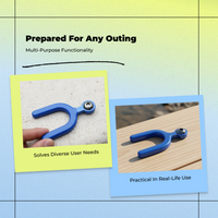 Rustproof metal bird feeder hook