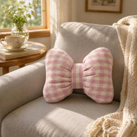 Bow Shaped Pillow Soft Home Decor Accent Cotton Filled for Office