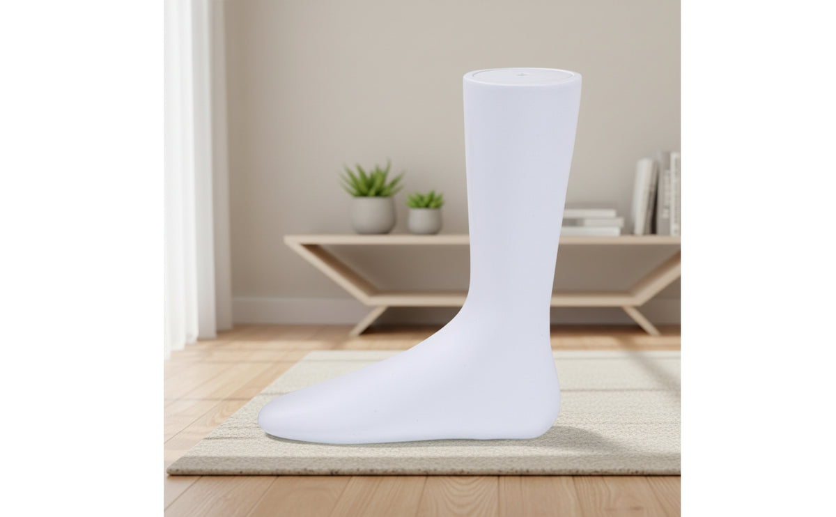 Seamless Male Foot Model | Realistic, Sock Display Foot Mannequin, for Product Photography