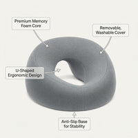 Memory Foam Face Down Pillow, Massage Headrest Bed with Hole, Breathable Face Cushion for Massage Ta - Image 5