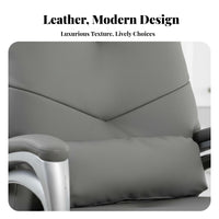Highspine Reclining Chair with Footrest Massage Function rotating Seat Padded Armrests sturdyDuty Build for premiums, Study Room