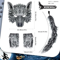 Wolf Headband for Halloween Costume - Plush Animal Ears Headband