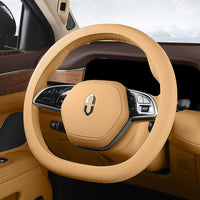 Liquid Silicone Car Steering Wheel Cover, Ultra-Thin, Anti-Slip, All-Season