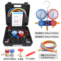 Automotive AC Refrigerant Pressure Gauge and Charging Tool Set for R134a