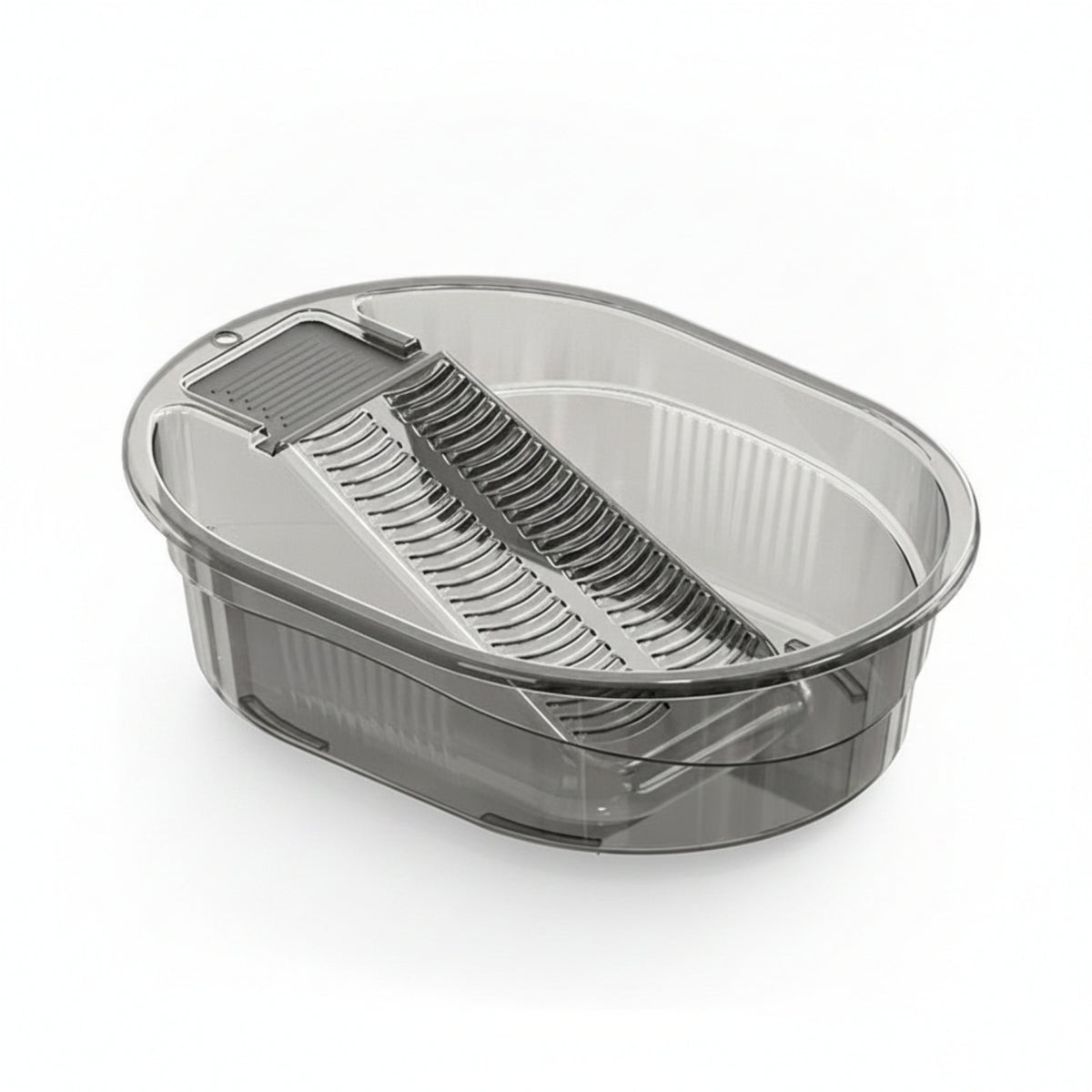 Oval Plastic Wash Basin Raised Rim Stable One-Piece Design Hand Wash Laundry Tub