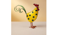 Cockerel Figurine Farmhouse Cockerel Statue Vintage Farm Decor for Homeowners, Gardeners, Patio, Balcony, Tabletop