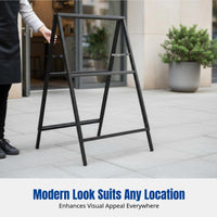 Display Board Outdoor Stand, Freestanding Poster Rack, Foldable, Double-Sided, For Recruitment, Shop