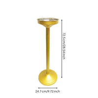 Ice Pail Stand Freestanding Champagne Pail Stand Gold for Home Bar, KTV