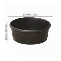 Wide Flared Bowl Plain Deep Pet Bowl Round
